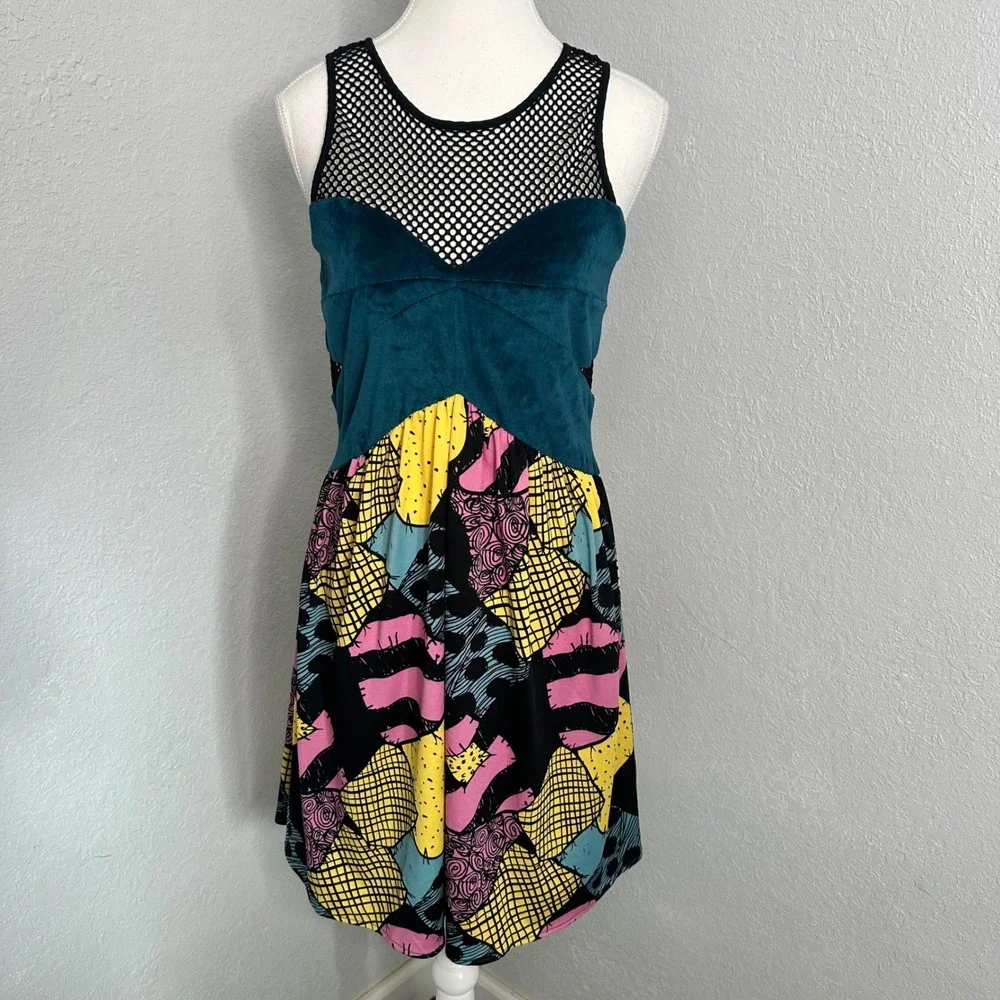 the nightmare before christmas sally patchwork dress The Nightmare Before Christmas Sally Patchwork Dress Plus Size